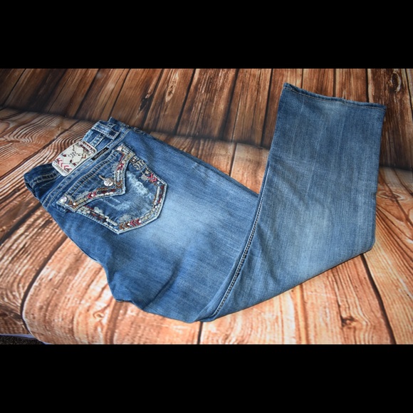 Miss Me Denim - Size 31 MissMe Mid-Rise Easy Boot Jeans